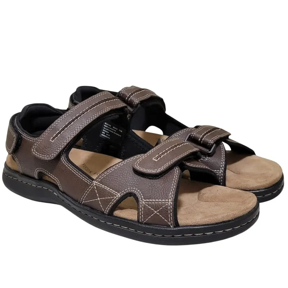 Dockers Men Slingback Sport River Sandals Newpage Size US 8M Briar Brown